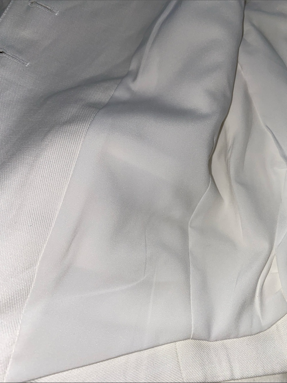 Talbots White Button-Front Vest - Picture 9 of 9